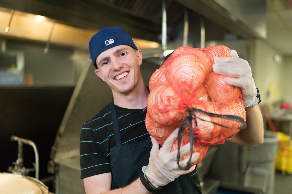 TSI kitchen volunteer