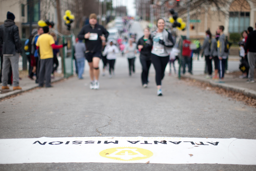 Runners at last year's Atlanta Mission 5k Race to End Homelessness