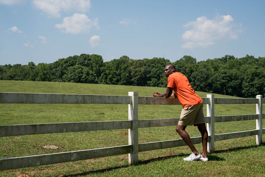 Terrence outside in TPH