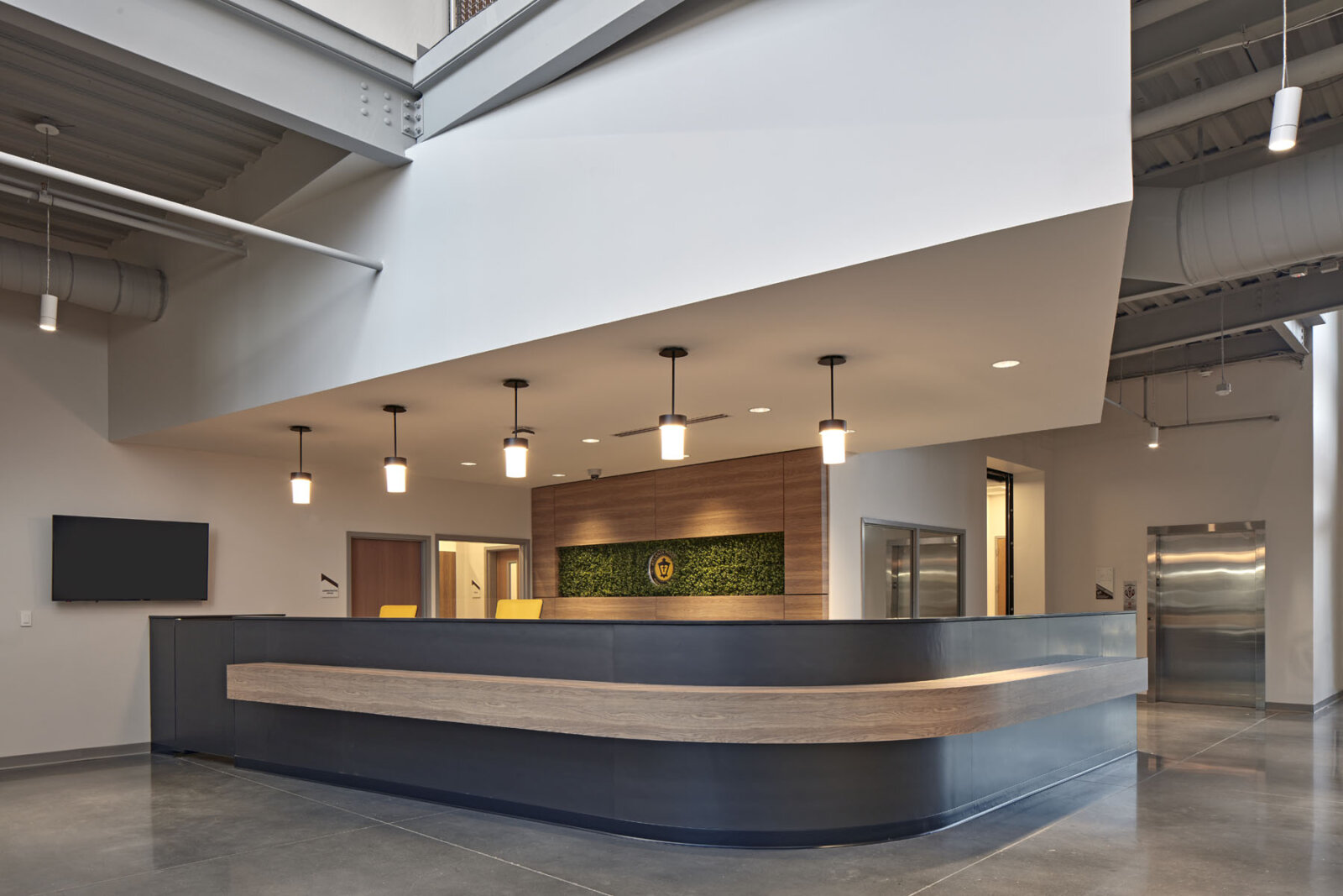 Front desk at Restoration House