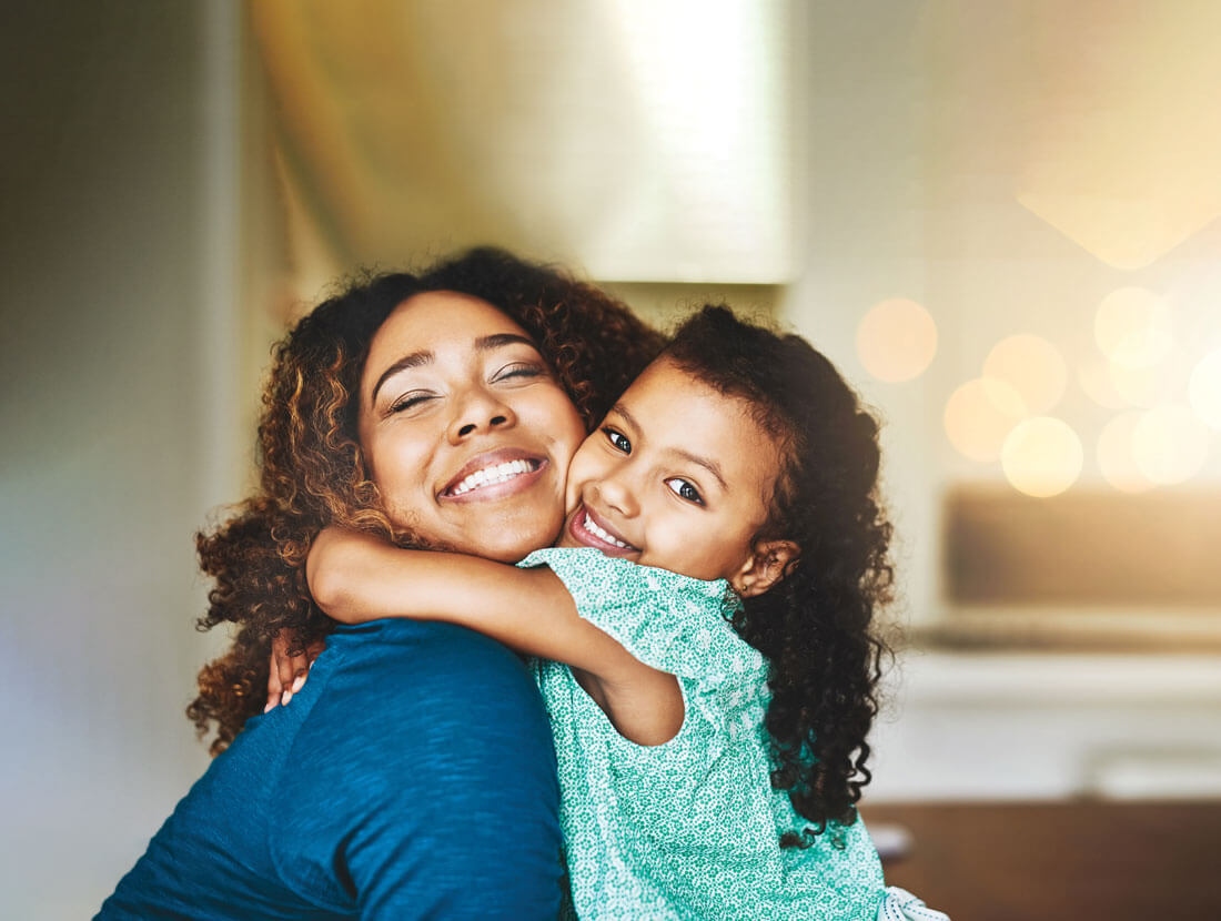 Allison and daughter at Restoration House