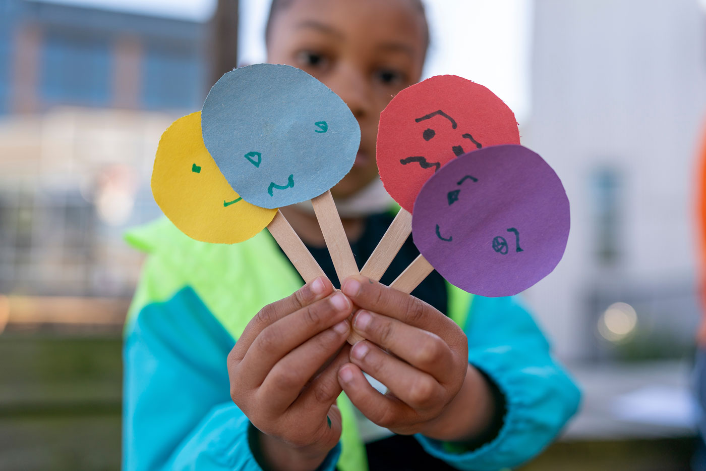 school children at MSH