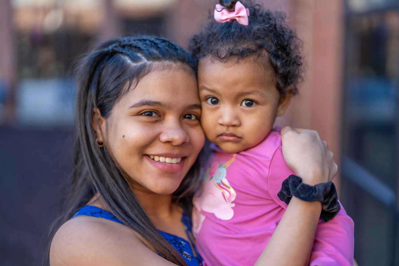 Mom and daughter at MSH