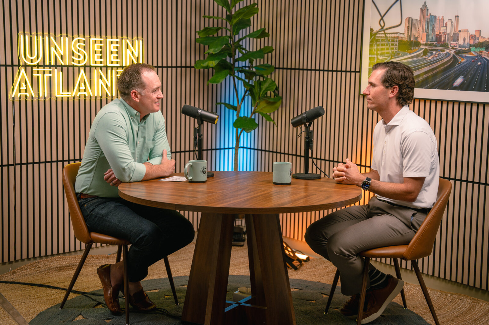 Host Tensley Almand with guest Justin Landis